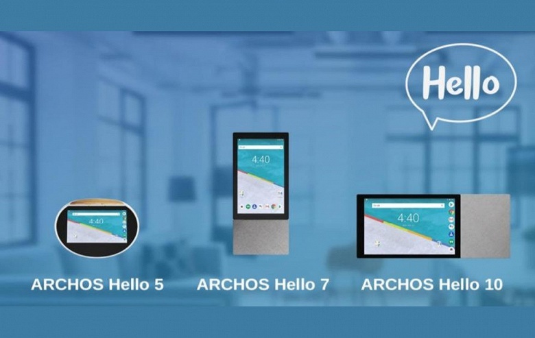 Представлено семейство умных дисплеев Archos Hello